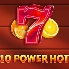 10 Power Hot online game logo by Amusnet Interactive on scooorecasinoo.com