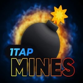 1Tap Mines game by Turbo Games – logo hosted on Scooore Casino