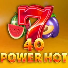 40 Power Hot online game logo by Amusnet Interactive on scooorecasinoo.com