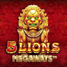 5 Lions Megaways logo by Pragmatic Play Scooore Casino