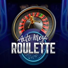 Auto Mega Roulette logo by Pragmatic Play at Scooore Casino