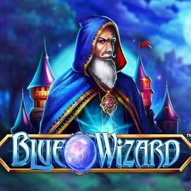 Blue Wizard logo – Slots by Quickspin at Scooore Casino
