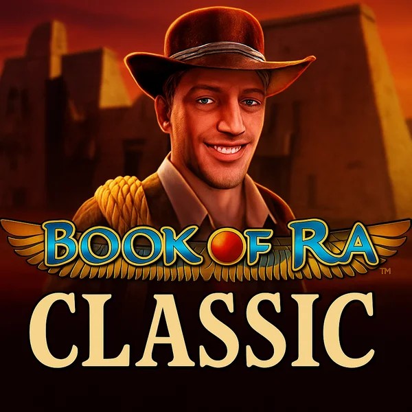 Book of Ra Classic game by Novomatic – logo hosted on Scooore Casino