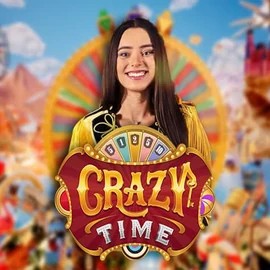 Crazy Time game by Evolution – logo hosted on Scooore Casino