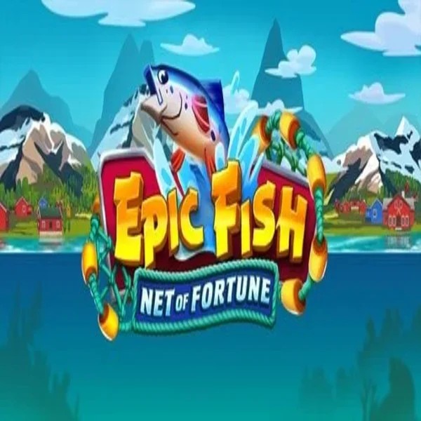 Epic Fish Net of Fortune slot logo by Quickspin at Scooore Casino