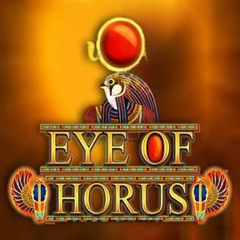 Eye of Horus slot logo by RTG (Reel Time Gaming) at Scooore Casino