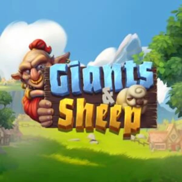 Official Slots logo: Giants and Sheep by Relax Gaming at Scooore Casino