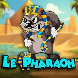 Le Pharaoh slot logo by Hacksaw Gaming at Scooore Casino