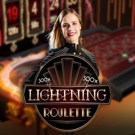 Lightning Roulette by Evolution, showcased at scooorecasinoo.com – game logo