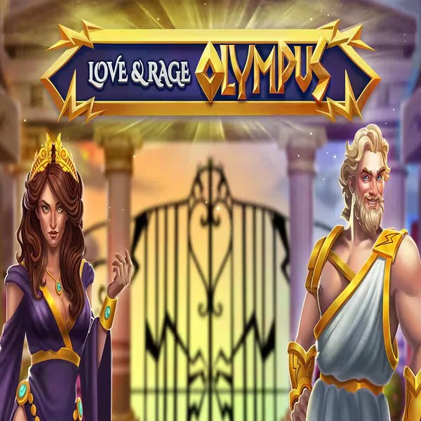 Love and Rage Olympus slot logo by Greentube at Scooore Casino