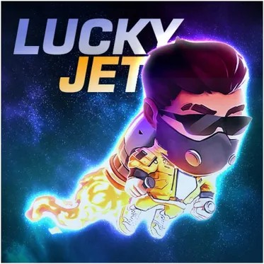 Lucky Jet online game logo by 1win Games on scooorecasinoo.com