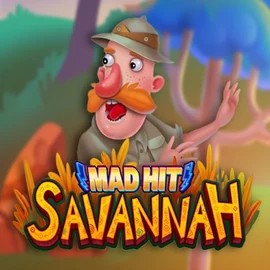 Official Slots logo: Mad Hit Savannah by RubyPlay at Scooore Casino
