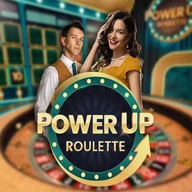 Live Casino logo of PowerUP Roulette from Pragmatic Play at Scooore Casino