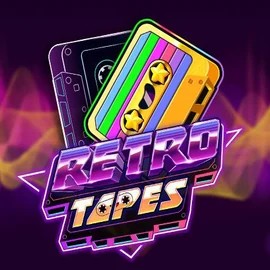 Retro Tapes slot icon by Push Gaming, available at Scooore Casino