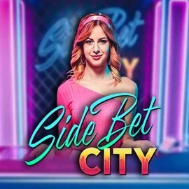 Side Bet City slot visual from Evolution available on scooorecasinoo.com