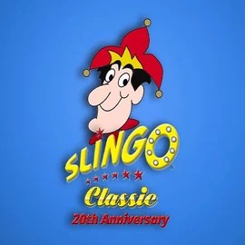 Enjoy Slingo Classic 20th Anniversary by Slingo – logo hosted on scooorecasinoo.com
