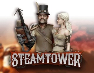 Steam Tower Slot logo by NetEnt Scooore Casino