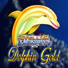 Dolphin Gold with Stellar Jackpots by Lightning Box Game, showcased at scooorecasinoo.com – game logo