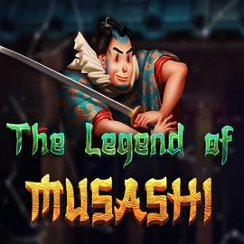 The Legend of Musashi online game logo by Peter &amp; Sons on scooorecasinoo.com