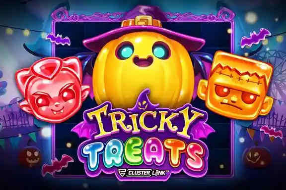 Tricky Treats logo by Push Gaming Scooore Casino