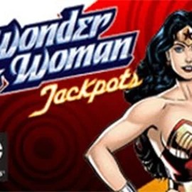 Wonder Woman Jackpots logo by Amaya Scooore Casino